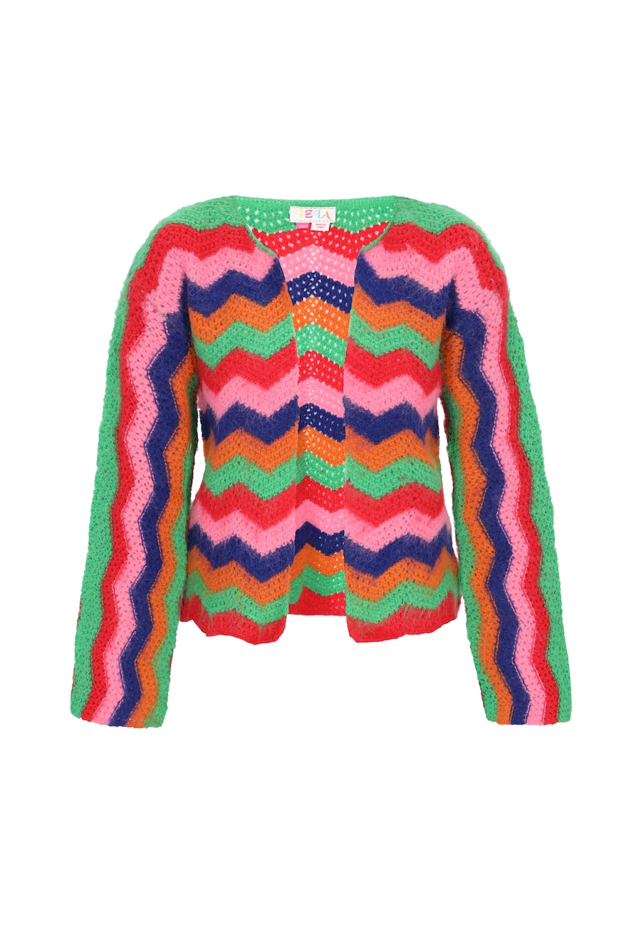 Вязаный кардиган IZIA, синий/розовый
Вязаный кардиган IZIA, синий/розовый