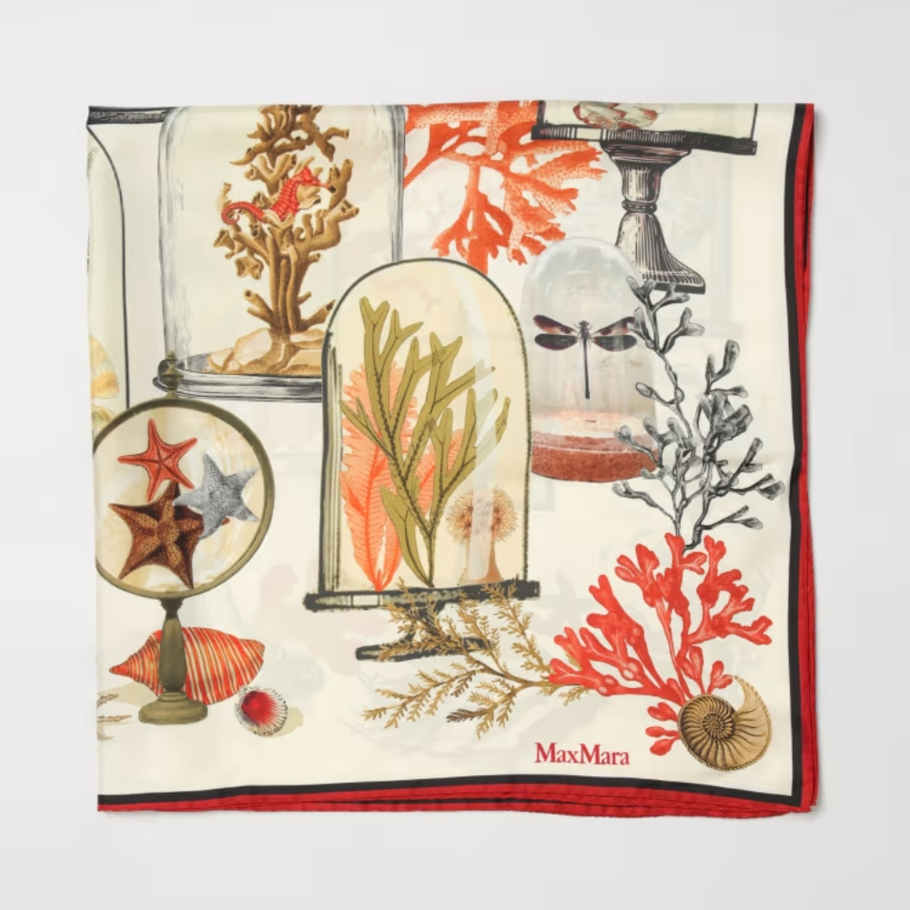 Платок Max Mara Foulard Printed Silk, бежевый
Платок Max Mara Foulard Printed Silk, бежевый