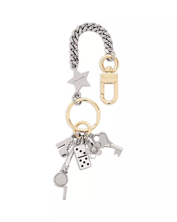Брелок для сумки «Эффект домино» Marc Jacobs, серебряный
Брелок для сумки «Эффект домино» Marc Jacobs, серебряный