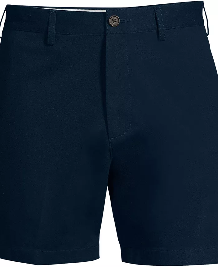 Мужские немнущиеся шорты-чинос Plain Front длиной 6" Lands' End, синий
Мужские немнущиеся шорты-чинос Plain Front длиной 6" Lands' End, синий