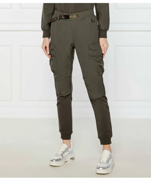 Мягкие брюки-карго Regular fit Parajumpers, зеленый 
Мягкие брюки-карго Regular fit Parajumpers, зеленый