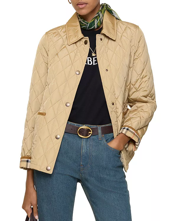 Стеганая нейлоновая куртка Burberry, бежевый
Стеганая нейлоновая куртка Burberry, бежевый