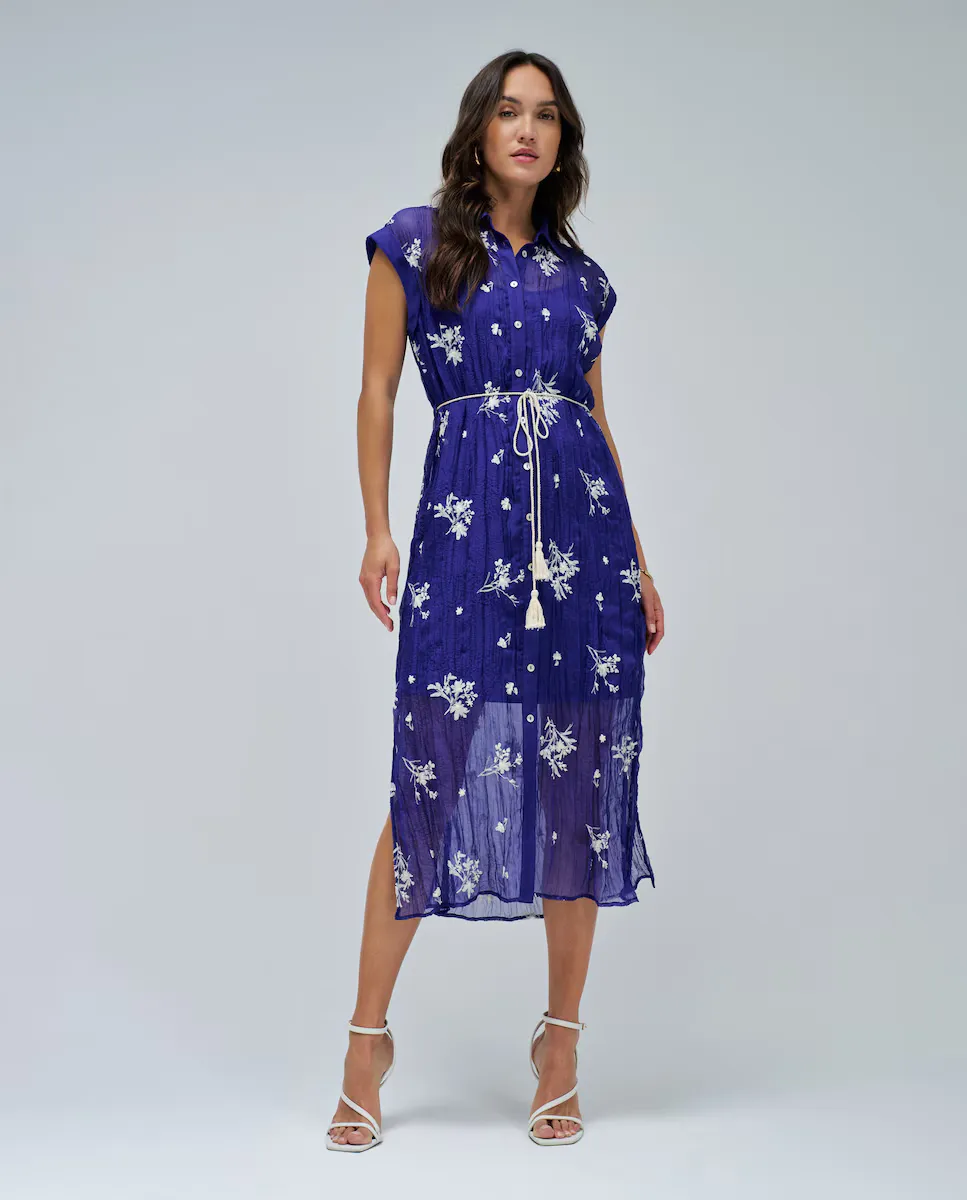 Рубашечное платье с вышивкой Salsa Jeans, синий
Рубашечное платье с вышивкой Salsa Jeans, синий