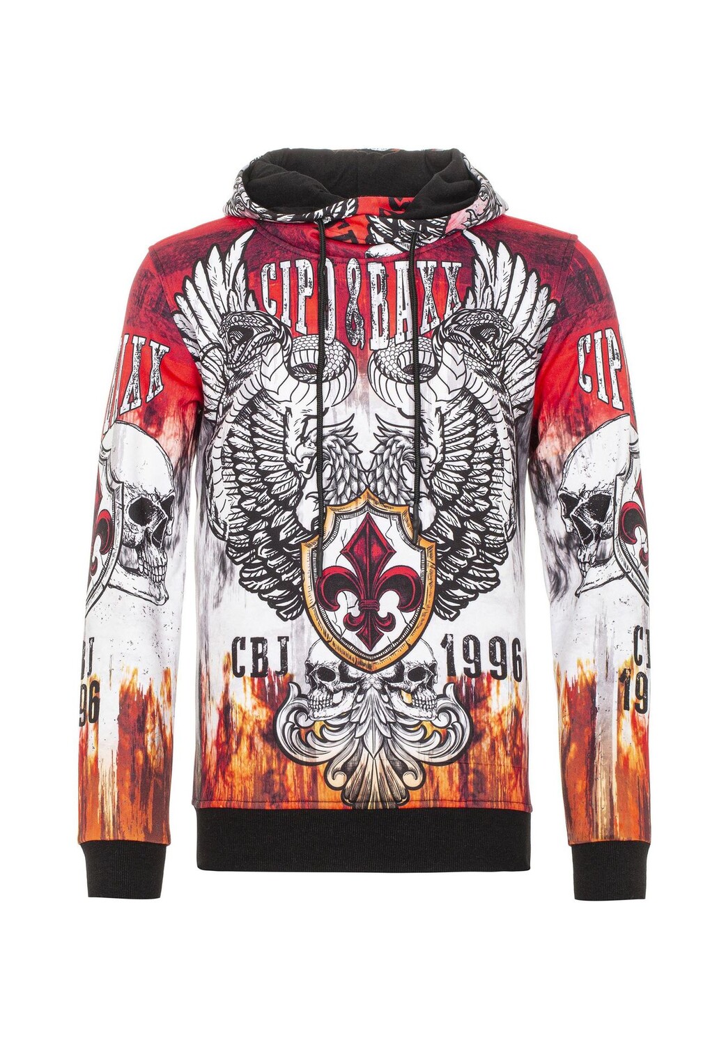 ХУДИ с крутым принтом по всей поверхности CIPO & BAXX, красный
ХУДИ с крутым принтом по всей поверхности CIPO & BAXX, красный