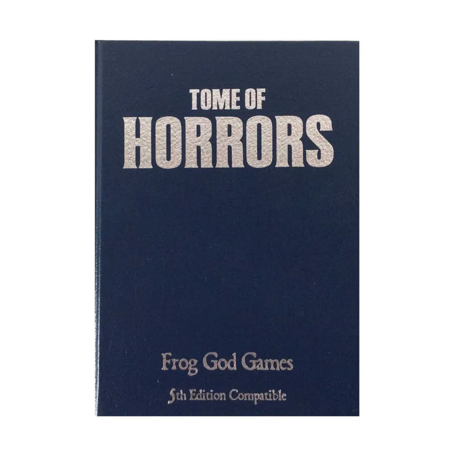 Tome of Horrors (5E) (Limited Leather Bound Edition), D&D 5e Adventures, Sourcebooks & Supplements (Frog God Games), твердый переплет
Tome of Horrors (5E) (Limited Leather Bound Edition), D&D 5e Adventures, Sourcebooks & Supplements (Frog God Games), твердый переплет