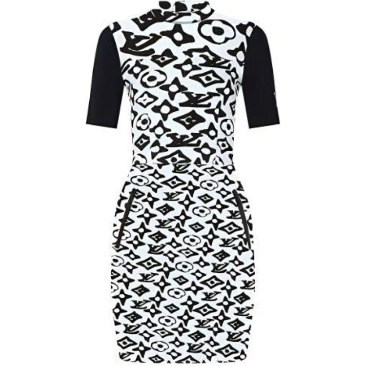 Новые квартальные продукты LV Короткие рукава платье женское черное Louis Vuitton
Новые квартальные продукты LV Короткие рукава платье женское черное Louis Vuitton