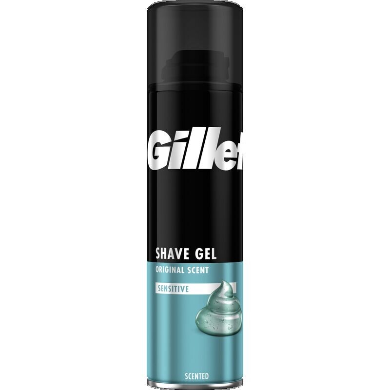 Чувствительный гель для бритья Gillette, 200 ml
Чувствительный гель для бритья Gillette, 200 ml
