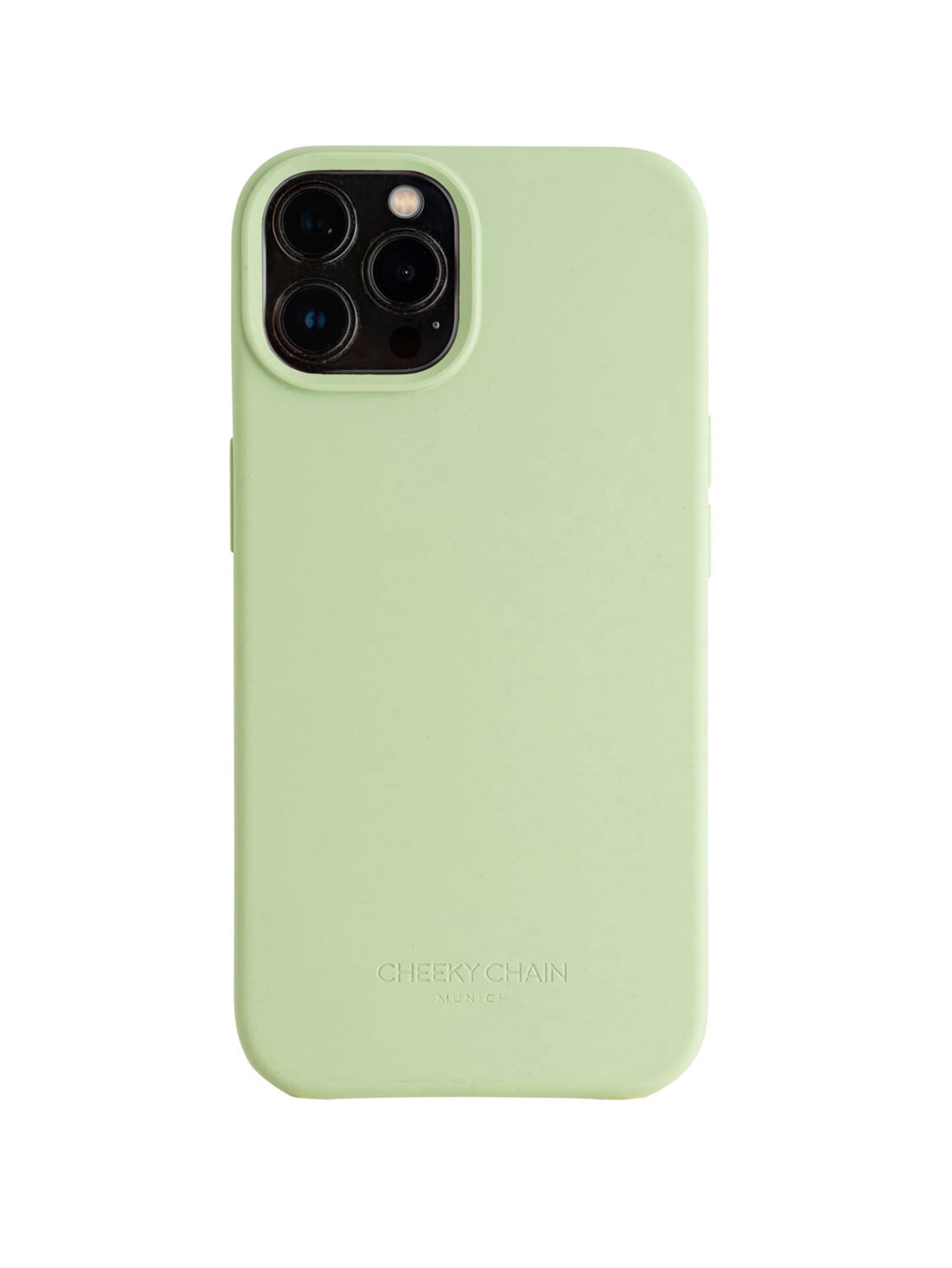 Cheeky Chain Munich Чехол для смартфона 'iPhone 15 Pro' в зеленом цвете
Cheeky Chain Munich Чехол для смартфона 'iPhone 15 Pro' в зеленом цвете