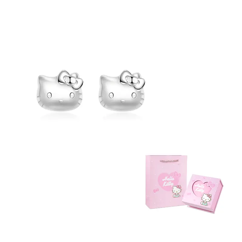 Серьги-гвоздики из серебра 925 пробы Sanrio, Hello Kitty stud earrings
Серьги-гвоздики из серебра 925 пробы Sanrio, Hello Kitty stud earrings