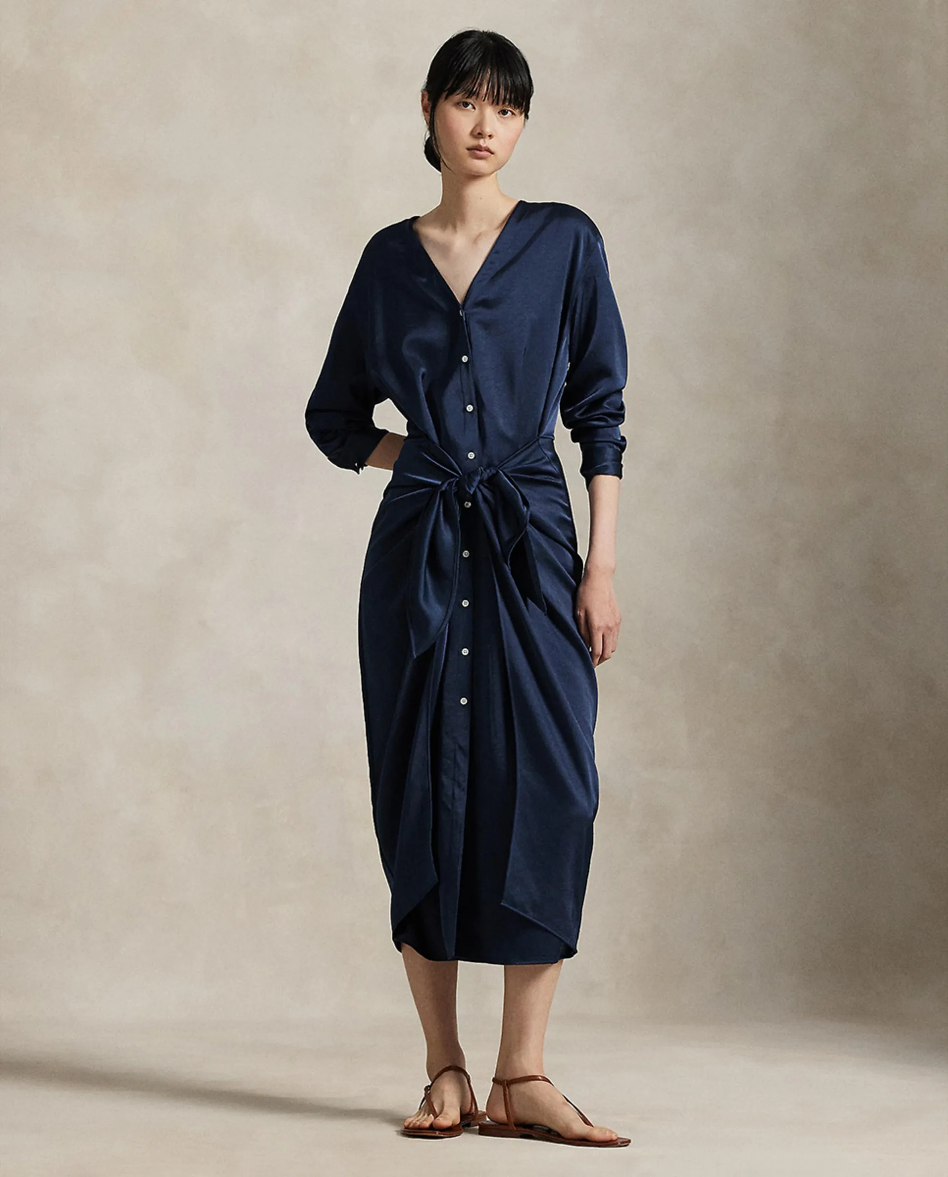 Рубашечное платье с поясом на бедре Polo Ralph Lauren, темно-синий
Рубашечное платье с поясом на бедре Polo Ralph Lauren, темно-синий