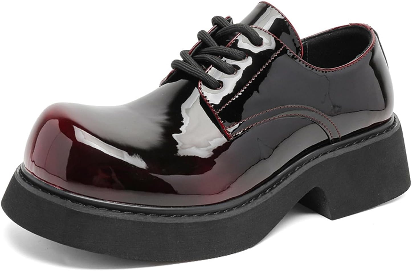 Мужские лаковые туфли с массивным каблуком, модные оксфорды с круглым носком, рифленой подошвой и блок-каблуком, шнуровкой, формальные дерби для свадьбы, вечеринки или деловых мероприятий Fifilapin, красный
Мужские лаковые туфли с массивным каблуком, модные оксфорды с круглым носком, рифленой подошвой и блок-каблуком, шнуровкой, формальные дерби для свадьбы, вечеринки или деловых мероприятий Fifilapin, красный