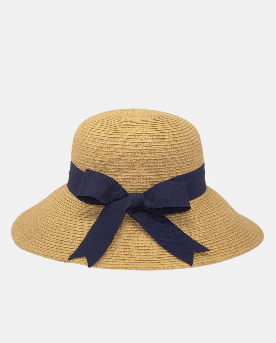 Бумажная шляпа натурального цвета с бантом и фактором защиты UV500 Illums
Бумажная шляпа натурального цвета с бантом и фактором защиты UV500 Illums