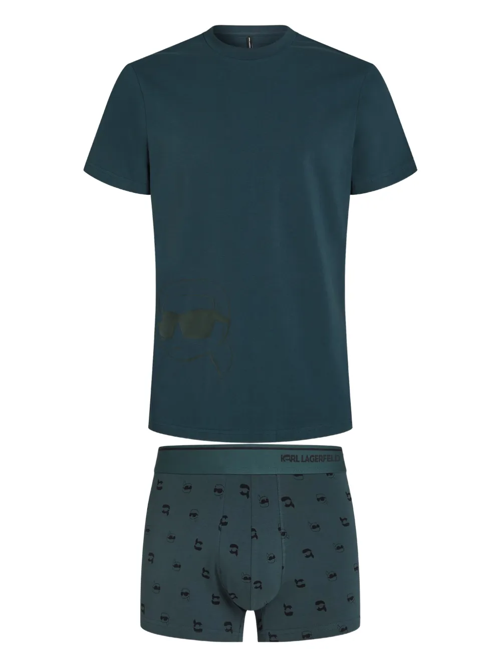 Пижама Ikon с графичным принтом KARL LAGERFELD, синий
Пижама Ikon с графичным принтом KARL LAGERFELD, синий