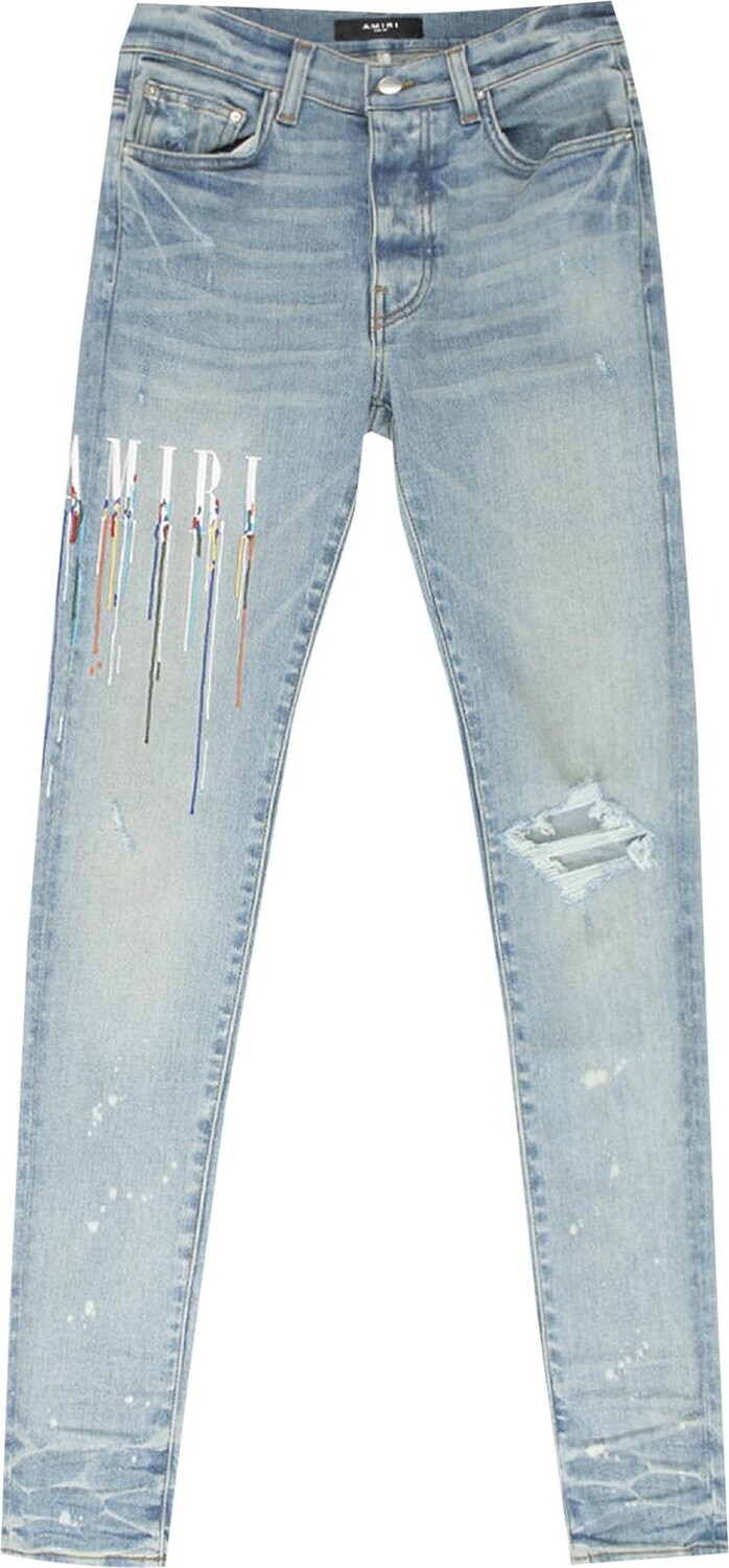 Джинсы Amiri Paint Drip Logo Jean 'Clay Indigo', синий
Джинсы Amiri Paint Drip Logo Jean 'Clay Indigo', синий