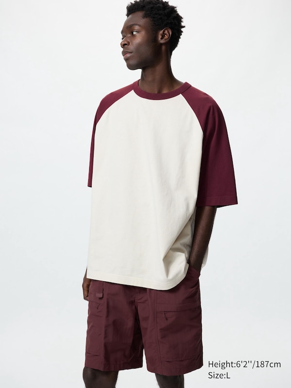 Футболка свободного покроя с цветными блоками (реглан) Uniqlo, фиолетовый
Футболка свободного покроя с цветными блоками (реглан) Uniqlo, фиолетовый