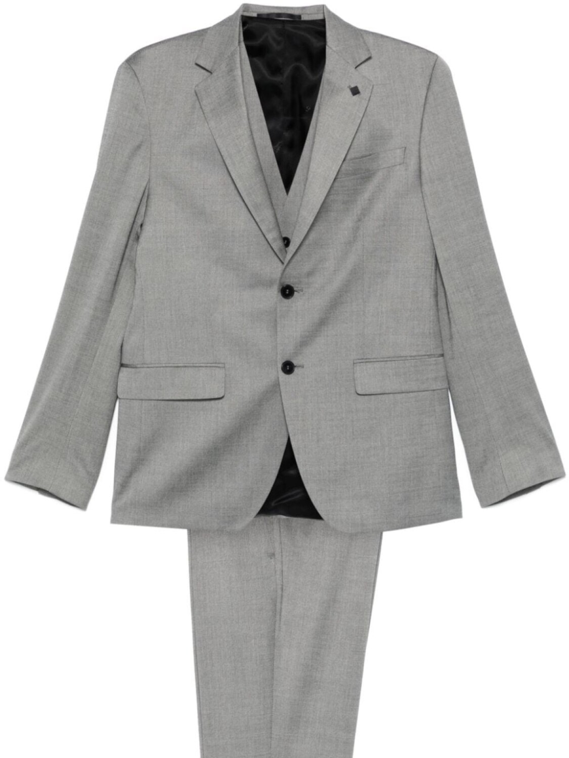 Karl Lagerfeld костюм с однобортным пиджаком, серый
Karl Lagerfeld костюм с однобортным пиджаком, серый