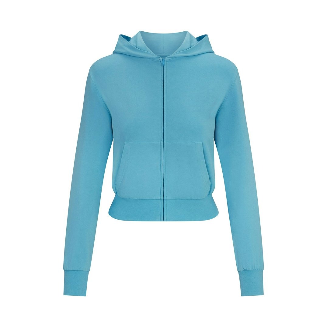 Толстовка SKIMS Cotton Jersey Zip Up, голубой
Толстовка SKIMS Cotton Jersey Zip Up, голубой