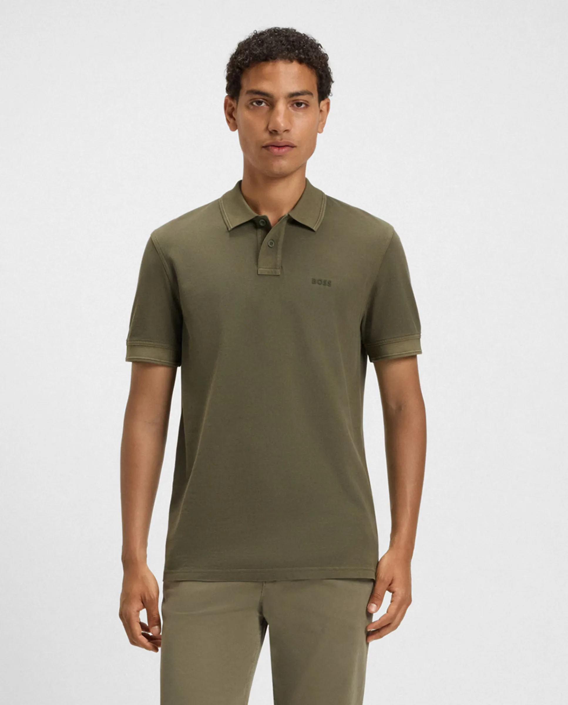Поло с коротким рукавом для мужчин Boss, зеленый
Поло с коротким рукавом для мужчин Boss, зеленый