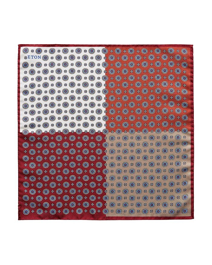 Шелковый нагрудный платок с четырьмя медальонами Eton, коричневый
Шелковый нагрудный платок с четырьмя медальонами Eton, коричневый