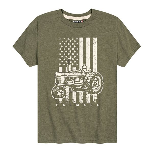 Футболка с принтом в виде трактора Case IH Farmall и американского флага Licensed Character, Heather Military Green
Футболка с принтом в виде трактора Case IH Farmall и американского флага Licensed Character, Heather Military Green