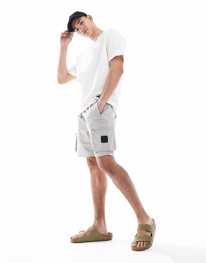 Шорты карго River Island светло-серого цвета
Шорты карго River Island светло-серого цвета