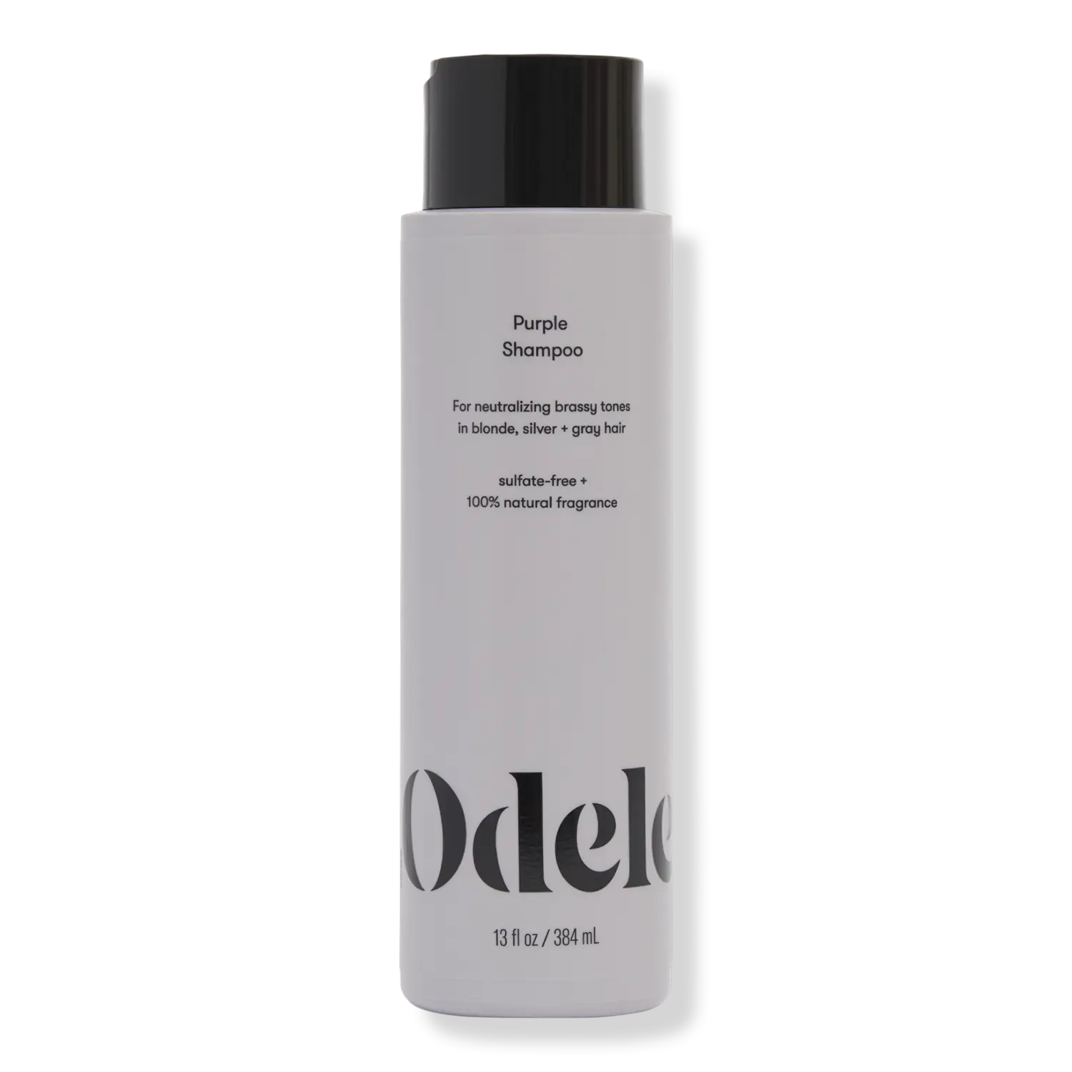 Фиолетовый шампунь для светлых, серебристых и седых волос Odele
Фиолетовый шампунь для светлых, серебристых и седых волос Odele