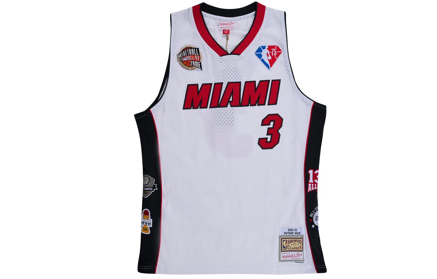 Mitchell Ness Баскетбольная майка унисекс белая
Mitchell Ness Баскетбольная майка унисекс белая