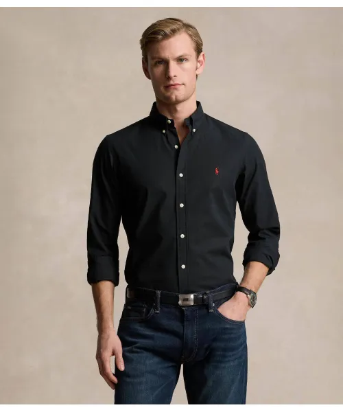 Рубашка Slim fit Polo Ralph Lauren, черный 
Рубашка Slim fit Polo Ralph Lauren, черный