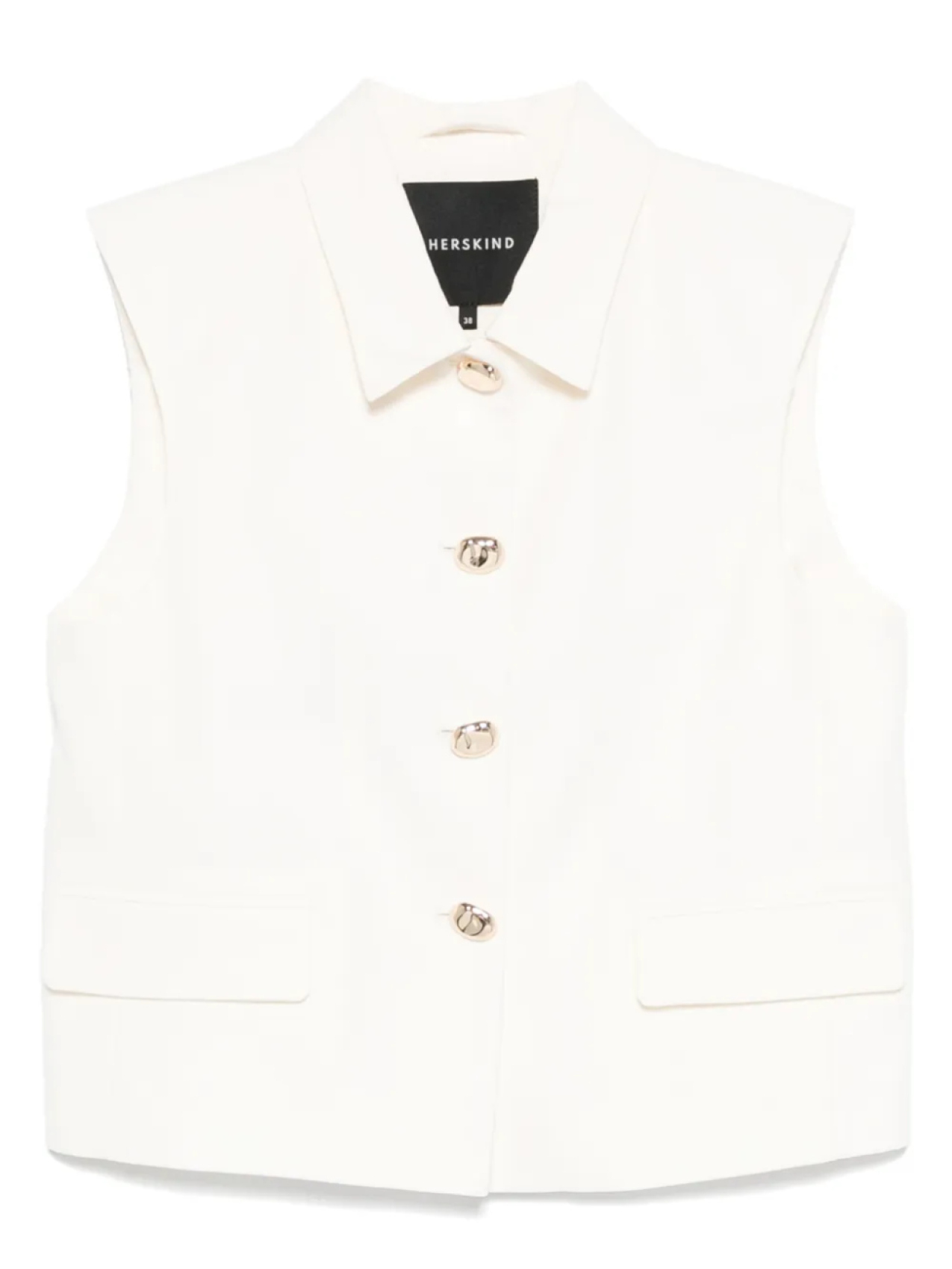 Жилет с зазубренными пуговицами HERSKIND, нейтральный
Жилет с зазубренными пуговицами HERSKIND, нейтральный