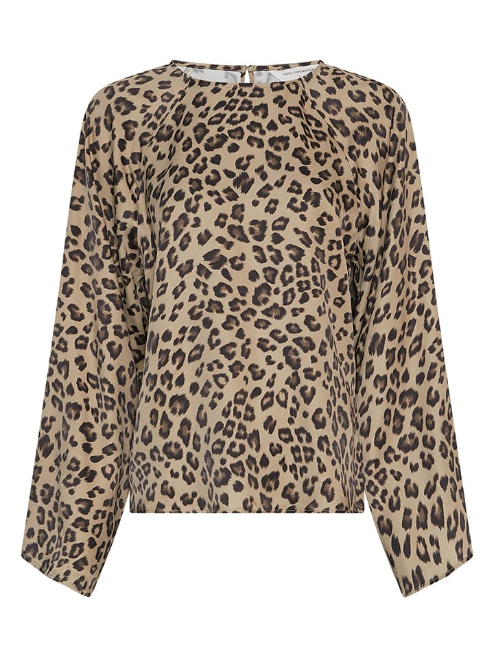 Блузка MOSS COPENHAGEN, бежевый/черный 
Блузка MOSS COPENHAGEN, бежевый/черный