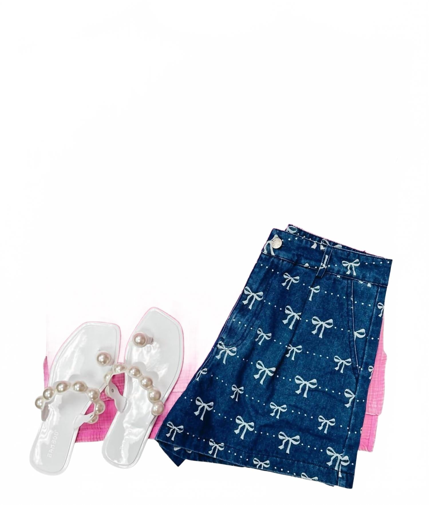 Джинсовые шорты Bow в синем цвете Entro
Джинсовые шорты Bow в синем цвете Entro