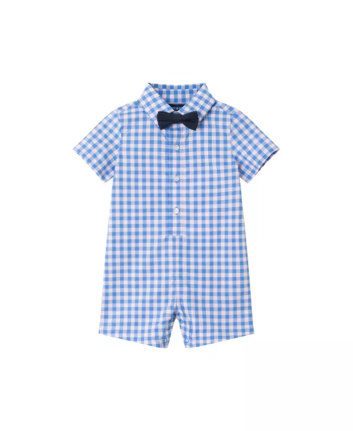 Голубая рубашка в клетку для мальчиков с бабочкой Andy & Evan, синий
Голубая рубашка в клетку для мальчиков с бабочкой Andy & Evan, синий