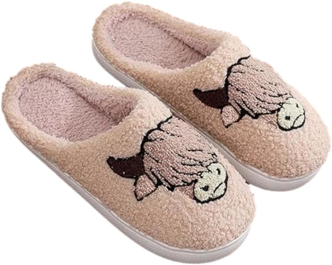 Мягкие домашние тапочки в виде шотландской коровы, женские и мужские ретро-тапочки с пушистой мордочкой, теплые домашние тапочки для дома Sxlingdo, коричневый
Мягкие домашние тапочки в виде шотландской коровы, женские и мужские ретро-тапочки с пушистой мордочкой, теплые домашние тапочки для дома Sxlingdo, коричневый