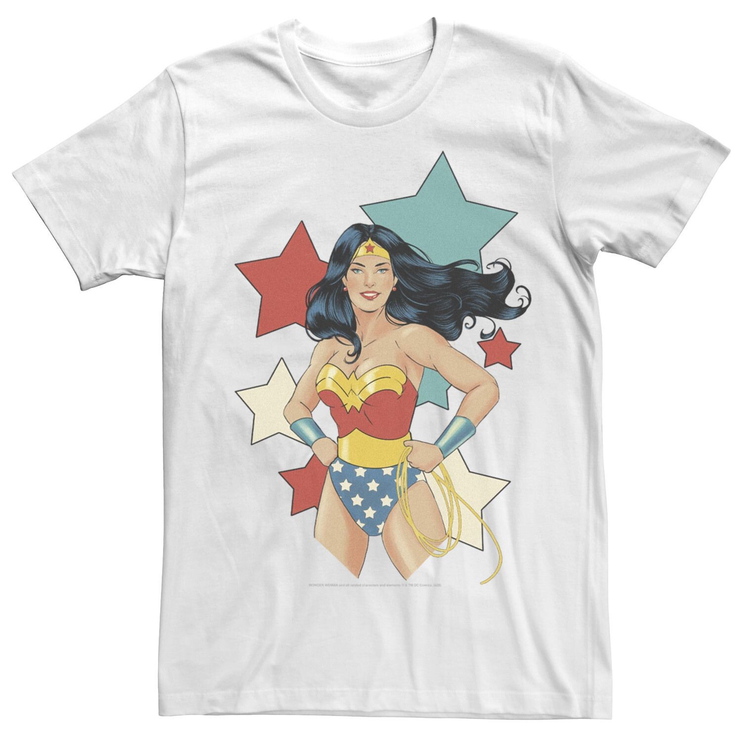 Мужская футболка с рисунком DC FanDome Wonder Woman и звездами Licensed Character
Мужская футболка с рисунком DC FanDome Wonder Woman и звездами Licensed Character