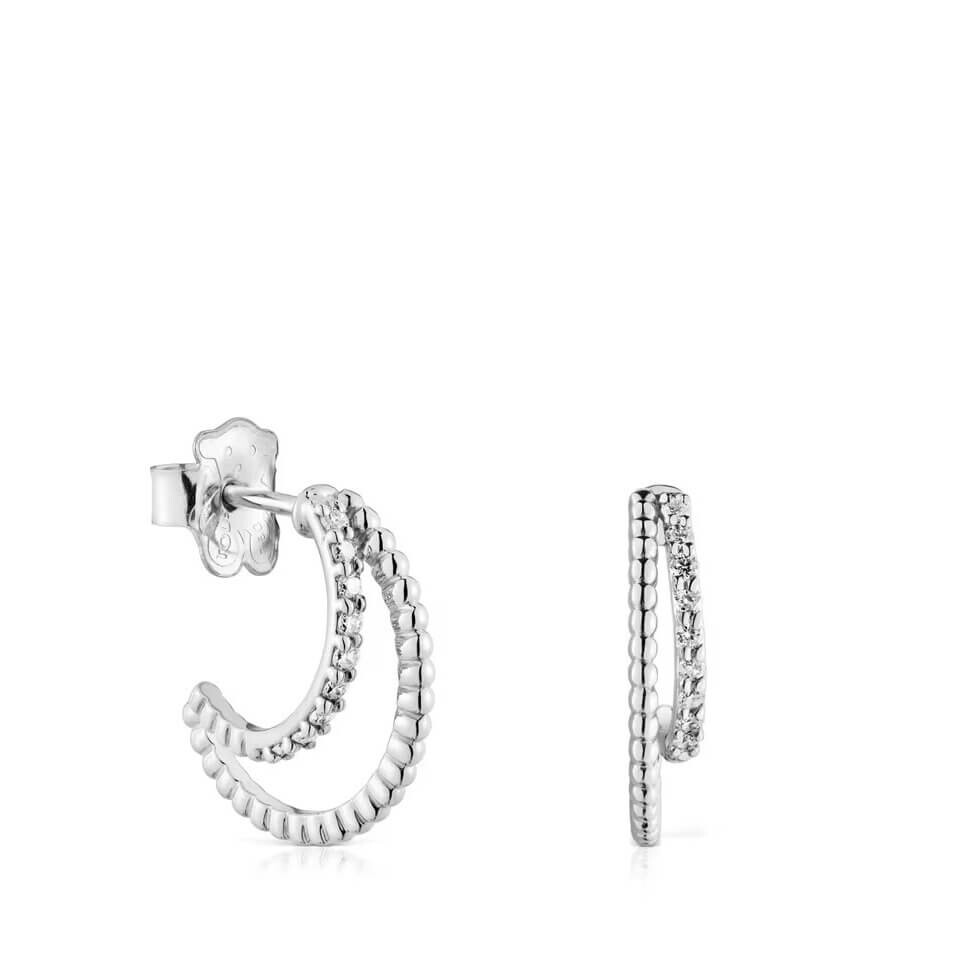 Серьги-кольца Tous Les Classiques Short Double, белое золото/бриллианты
Серьги-кольца Tous Les Classiques Short Double, белое золото/бриллианты