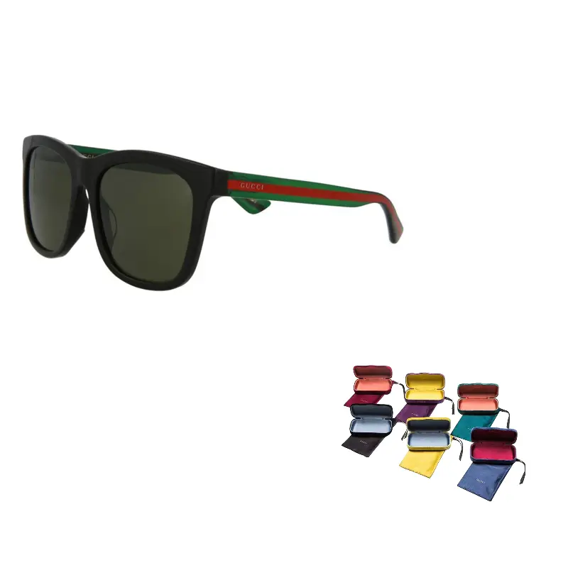 Солнцезащитные очки Gucci Wayfarer Square, черный / зеленый
Солнцезащитные очки Gucci Wayfarer Square, черный / зеленый