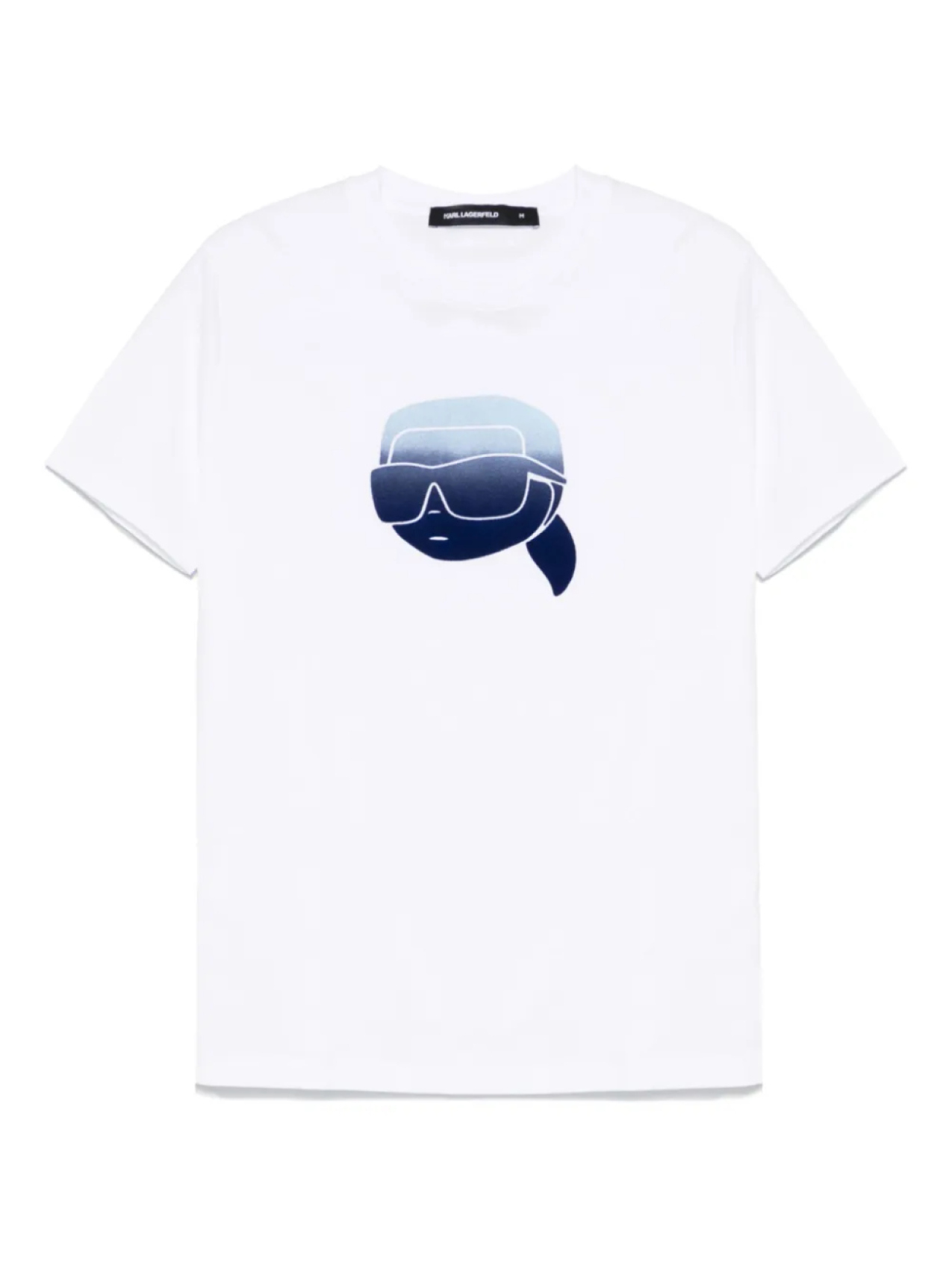Футболка с декором Karl Karl Lagerfeld, белый 
Футболка с декором Karl Karl Lagerfeld, белый