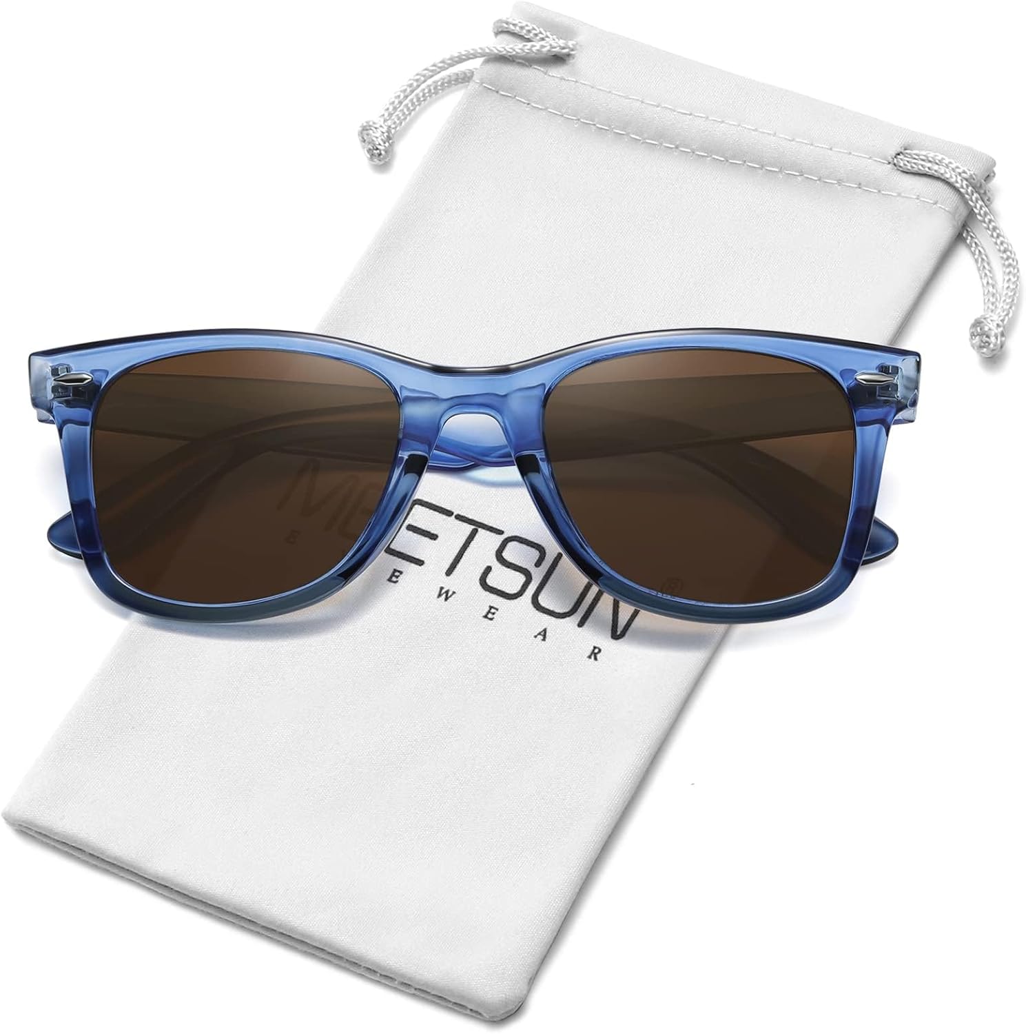 Поляризованные солнцезащитные очки MEETSUN для женщин и мужчин, классическая ретро-квадратная оправа, очки для вождения, защита от УФ-излучения, Light Blue Frame Brown Lens
Поляризованные солнцезащитные очки MEETSUN для женщин и мужчин, классическая ретро-квадратная оправа, очки для вождения, защита от УФ-излучения, Light Blue Frame Brown Lens