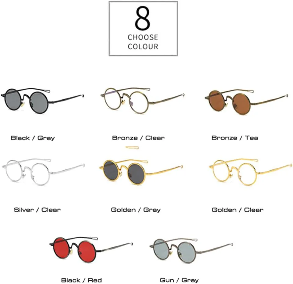 Ретро металлические круглые панк-солнцезащитные очки 2027 года для женщин, с прозрачными линзами, оправа для мужчин, солнцезащитные очки UV400 MTZJH, Golden Gray
Ретро металлические круглые панк-солнцезащитные очки 2027 года для женщин, с прозрачными линзами, оправа для мужчин, солнцезащитные очки UV400 MTZJH, Golden Gray