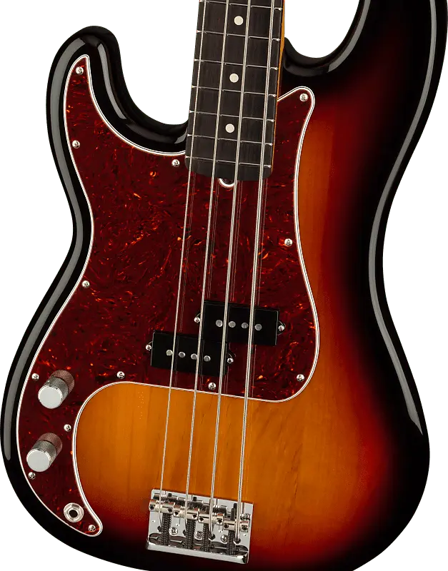 Бас-гитара Fender для левшей American Professional II Precision Bass в трехцветном исполнении Sunburst American Professional II P Bass Left-Handed 
Бас-гитара Fender для левшей American Professional II Precision Bass в трехцветном исполнении Sunburst American Professional II P Bass Left-Handed