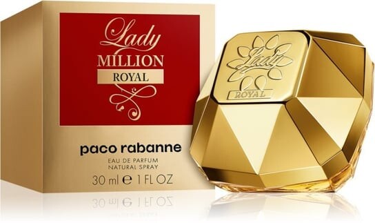Парфюмированная вода, 30 мл Paco Rabanne, Lady Million Royal
Парфюмированная вода, 30 мл Paco Rabanne, Lady Million Royal