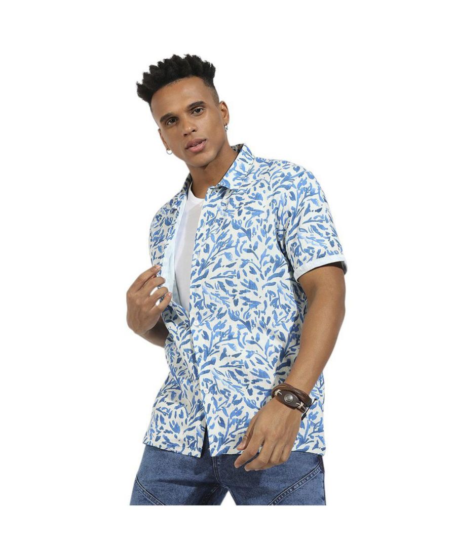 Мужская рубашка Blue Foliage Strokes Campus Sutra, Blue
Мужская рубашка Blue Foliage Strokes Campus Sutra, Blue