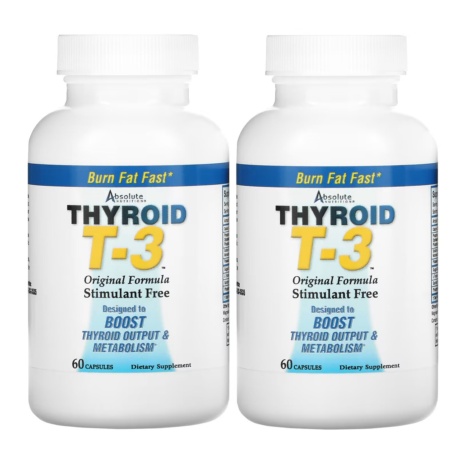 Добавка для щитовидной железы Absolute Nutrition Thyroid T-3, оригинальная формула, 60 капсул
Добавка для щитовидной железы Absolute Nutrition Thyroid T-3, оригинальная формула, 60 капсул