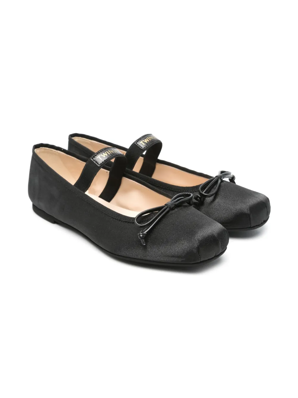 Атласные балетки TWINSET Kids, черный
Атласные балетки TWINSET Kids, черный