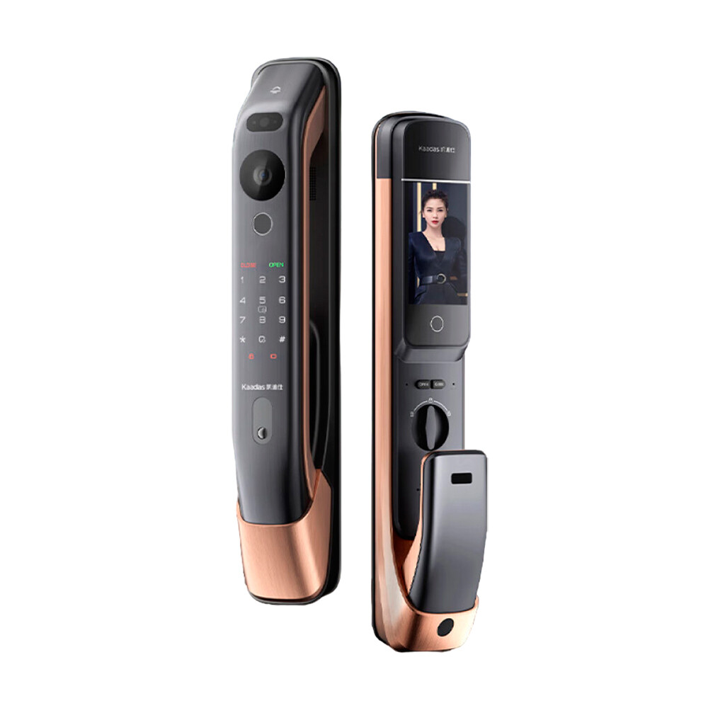 Электронный замок Kaadas K20 Pro Max V2, биометрический, черный/бронзовый 
Электронный замок Kaadas K20 Pro Max V2, биометрический, черный/бронзовый