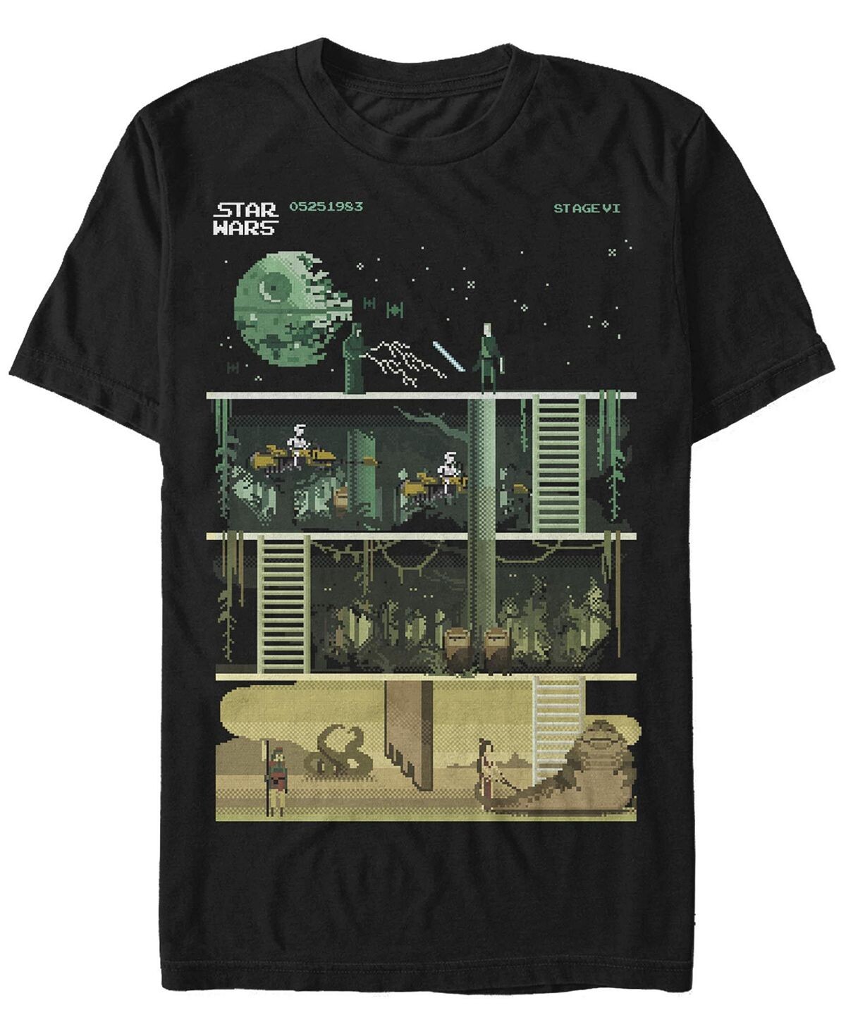 Мужская футболка с круглым вырезом и короткими рукавами «возвращение джедая» Fifth Sun, черный
Мужская футболка с круглым вырезом и короткими рукавами «возвращение джедая» Fifth Sun, черный