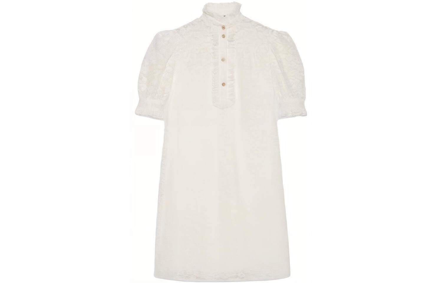 Платье женское Gucci с короткими рукавами, белый 
Платье женское Gucci с короткими рукавами, белый