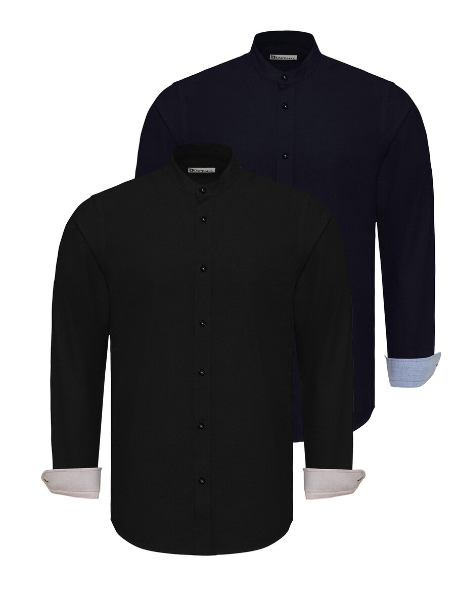 Повседневная рубашка Dandalo Regular fit Button Up Shirt, цвет navy/black
Повседневная рубашка Dandalo Regular fit Button Up Shirt, цвет navy/black