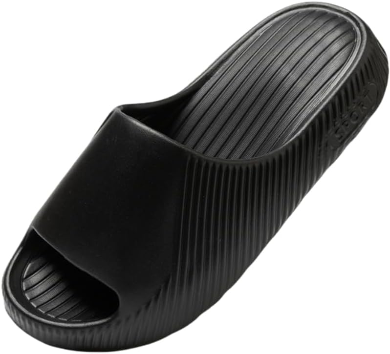 Мужские шлепанцы HoaloX с толстой подошвой из ЭВА - и домашние тапочки с фиксацией, амортизирующей средней подошвой и рифленой подошвой для комфорта на весь день, черный
Мужские шлепанцы HoaloX с толстой подошвой из ЭВА - и домашние тапочки с фиксацией, амортизирующей средней подошвой и рифленой подошвой для комфорта на весь день, черный