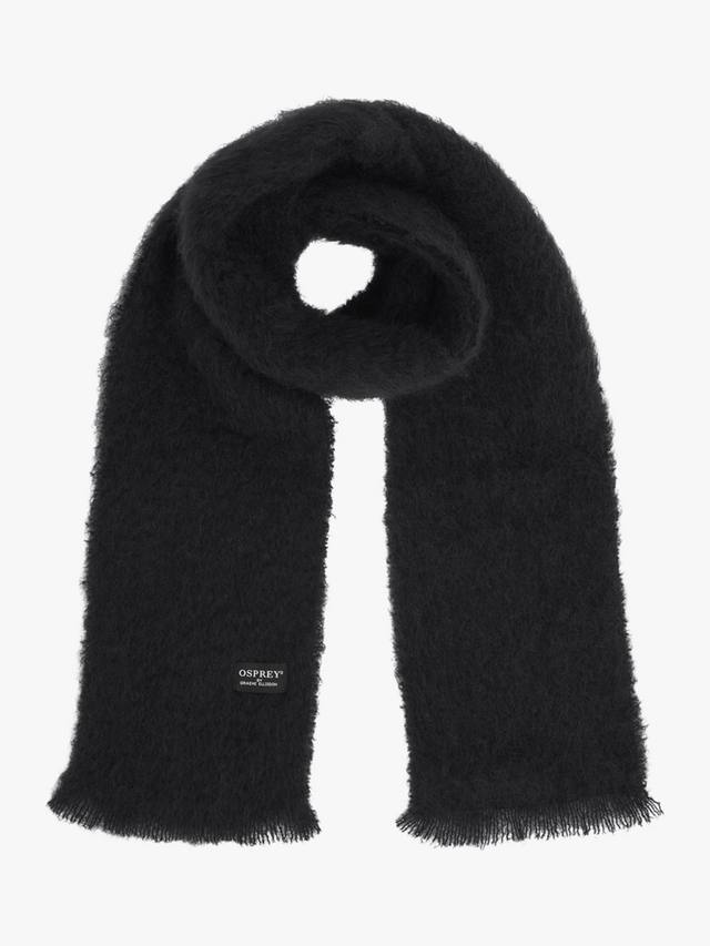 Шарф Paola из мохера OSPREY LONDON, Black
Шарф Paola из мохера OSPREY LONDON, Black